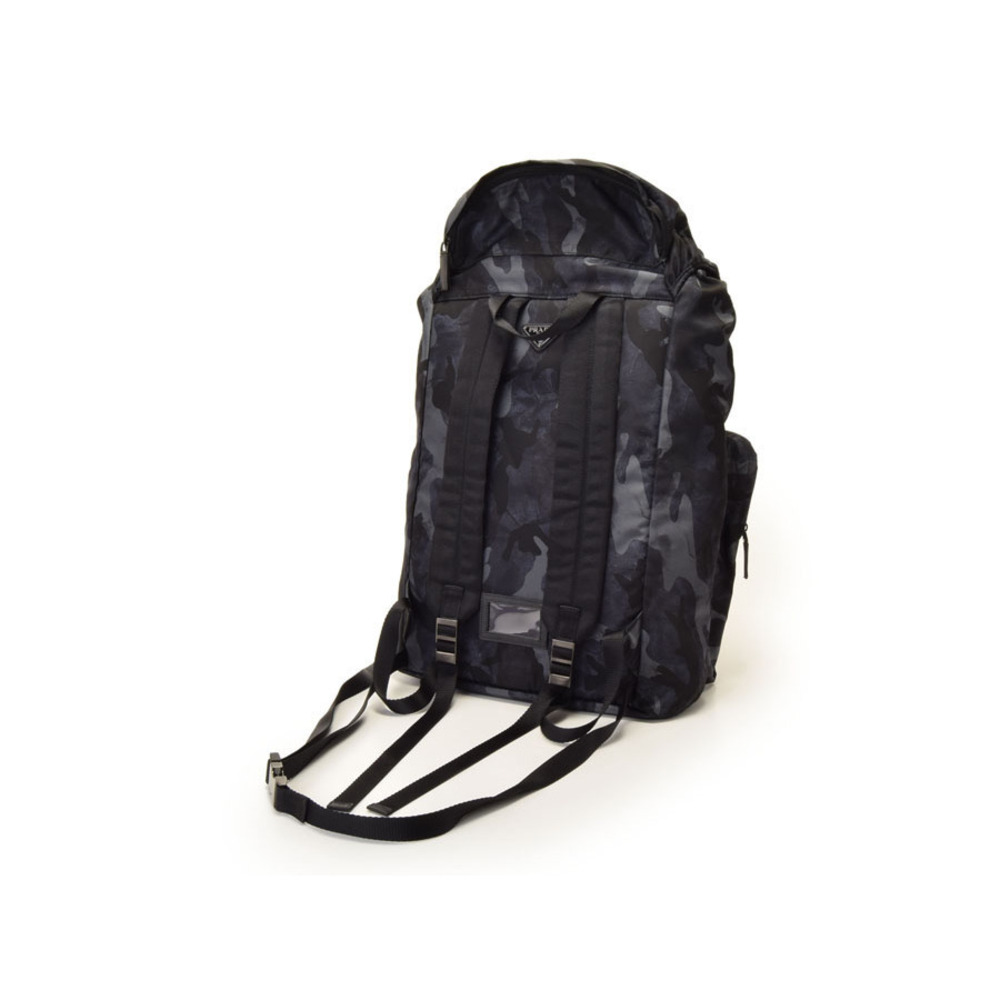 Prada Camouflage Backpack Nylon Gray